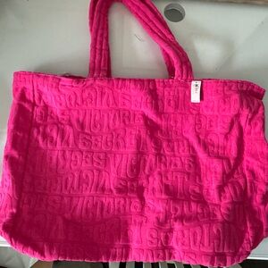 Victoria’s Secret Large Terry Tote NWT